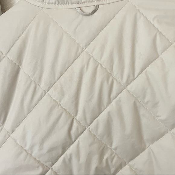 The North Face Monarch Quilted Puffer Jacket in Cream Women’s Medium - Picture 9 of 11